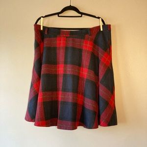 Red Plaid Flannel Skirt L 
Dark Acadamia Sexy
Schoolgirl